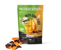 Tropicks Džiovinti mangai su juoduoju šokoladu 100 g