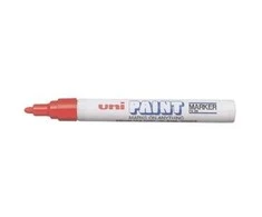 Uni Mitsubishi Pencil Uni Mitsubishi Pieštukas Žymeklis aliejinis Uni PX-20, 2.2-2.8 mm, apvali galvutė, raudonas 1214-010
