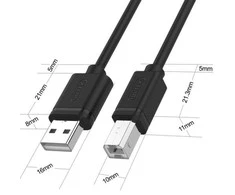 UNITEK Y-C420GBK Unitek kabelis USB 2.0 3m Y-C420GBK