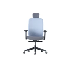 Up Up Athene ergonominė biuro kėdė Juoda, Pilkas + Mėlynas audinys