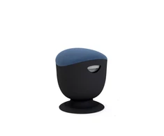Up Up Seul ergonominė balansinė kėdė Juoda, D47 Mėlynas audinys
