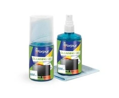 Valiklis Rinkinys ekranų valymui Forpus (skystis 200ml, šluostė)