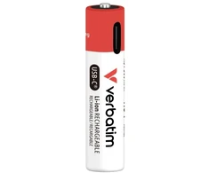 Verbatim 30250 USB-C Įkraunamos baterijos Li-ion AAA 500mAh (4 vnt pakuotėje)