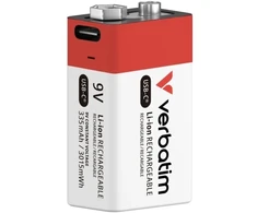 Verbatim 30251 USB-C Įkraunama baterija Li-ion 9V 335mAh (1 vnt pakuotėje)