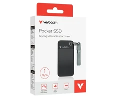 Verbatim 32190 Išorinis kietasis diskas SSD 1TB, USB-C 3.2 Gen 2, M.2, iki 1000MB/s, Juoda/Pilka