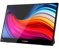 Verbatim 32402 Nešiojamas monitorius LIGHT 15.6'' IPS Touch FHD 1920x1080 10ms 250cd/m2 60Hz, Juoda