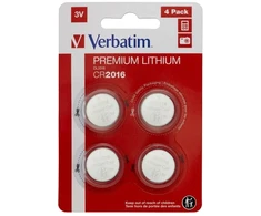 Verbatim 49531 Lithium baterijos CR2016 3V (4 vnt pakuotėje)