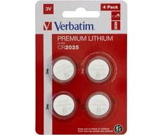 Verbatim 49532 Lithium baterijos CR2025 3V (4 vnt pakuotėje)