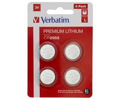 Verbatim 49533 Lithium baterijos CR2032 3V (4 vnt pakuotėje)
