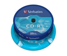 „Verbatim CR-R Extra Protection“ 0,7 GB, 52 x 25 pakuotės velenas