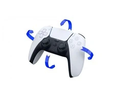 Žaidimų pultas SONY DualSense PlayStation 5, Bluetooth, baltas/juodas