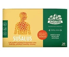 Žolelių arbata ŽOLYNĖLIS Gripus, 20 x 1,5g