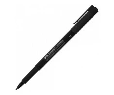 Žymeklis permanentinis Faber-Castell 1513 F, 0.6 mm, juodas 1213-046