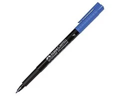 <strong>Žymeklis permanentinis Faber-Castell 1513 F, 0.6 mm, mėlynas 1213-047</strong>