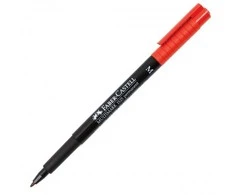<strong>Žymeklis permanentinis Faber-Castell 1525 M, 1.0 mm, raudonas 1213-044</strong>