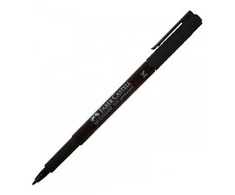 Žymeklis permanentinis Faber-Castell 1525 M, 1.0 mm, juodas 1213-041