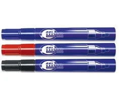 *Permanentinis žymeklis Forpus, apvaliu galiuku, 1 - 5mm, mėlynos spalvos