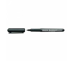 Žymeklis permanentinis Stanger M140, 1 mm, apvali galvutė, juodas 1 vnt.