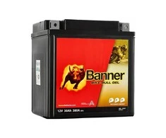 BANNER Bike Bull GEL 30Ah 360A (EN) akumuliatorius
