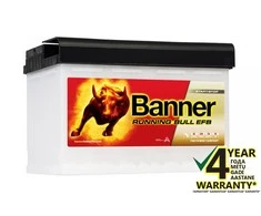 BANNER Runnig Bull EFB PRO 57511 75Ah 700A (EN) akumuliatorius