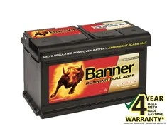 BANNER Running Bull AGM 58001 80Ah 800A (EN) akumuliatorius
