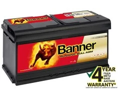 BANNER Running Bull AGM 59501 95Ah 850A (EN) akumuliatorius