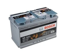 BOSCH S5 A11 (580901080) 80Ah AGM akumuliatorius