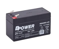 BPOWER BPE1.3-12 12V 1.3Ah AGM VRLA akumuliatorius
