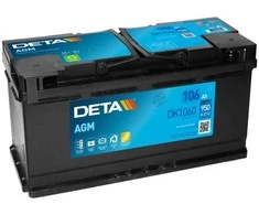 DETA DK1060 106Ah 950A (EN) AGM akumuliatorius