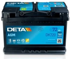 DETA DK720 72Ah 760A (EN) AGM akumuliatorius