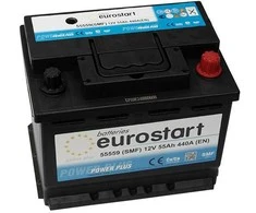 EUROSTART POWER PLUS (SMF) 55559 55Ah akumuliatorius