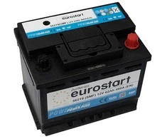 EUROSTART POWER PLUS (SMF) 56219 62Ah akumuliatorius