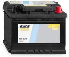 EXIDE EB620 62Ah 540A (EN) 12V akumuliatorius