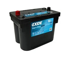 EXIDE EK508 50Ah MicroHybrid AGM/Spiral akumuliatorius