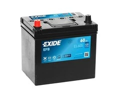 EXIDE EL605 EFB 60Ah 520A (EN) 12V akumuliatorius