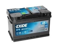 EXIDE EL652 EFB 65Ah 650A (EN) 12V akumuliatorius