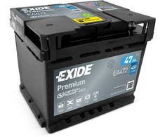 EXIDE Premium EA472 47Ah 450A (EN) 12V akumuliatorius