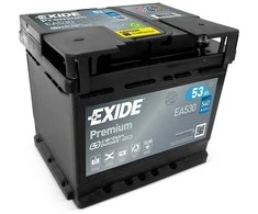 EXIDE Premium EA530 53Ah 540A (EN) 12V akumuliatorius