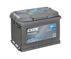 EXIDE Premium EA612 61Ah 600A (EN) akumuliatorius