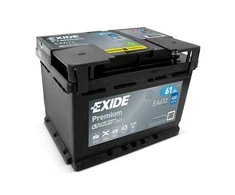 EXIDE Premium EA612 61Ah 600A (EN) akumuliatorius
