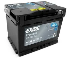 EXIDE Premium EA640 64Ah 640A (EN) akumuliatorius