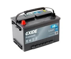 EXIDE Premium EA681 68Ah 650A (EN) 12V akumuliatorius
