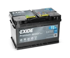 EXIDE Premium EA722 72Ah 720A (EN) akumuliatorius