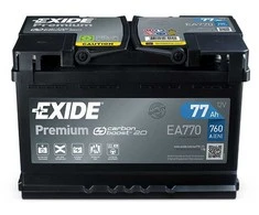 EXIDE Premium EA770 77Ah 760A (EN) akumuliatorius