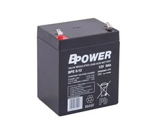 BPOWER BPE5-12 12V 5Ah AGM VRLA akumuliatorius