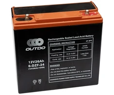 Huawei Outdo OUTDO (HUAWEI) 6-DZF-24 (6-DZM-22) 12V 26Ah akumuliatorius