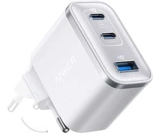 Įkroviklis Anker Nano (70W, 3 lizdai) baltas be kabelio