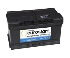 EUROSTART PREMIUM 58035 (580406074) 80Ah akumuliatorius
