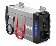Įtampos keitiklis Qoltec Pure Sine Wave (52696) 1000W 12V UPS bypass