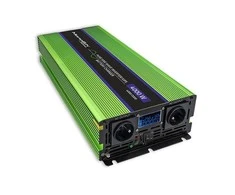 Įtampos keitiklis Qoltec Pure Sine Wave Monolith + įkroviklis (51943) 2000W 12V